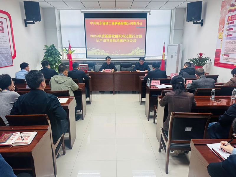 輕工供銷公司黨委召開(kāi)2024年度黨組